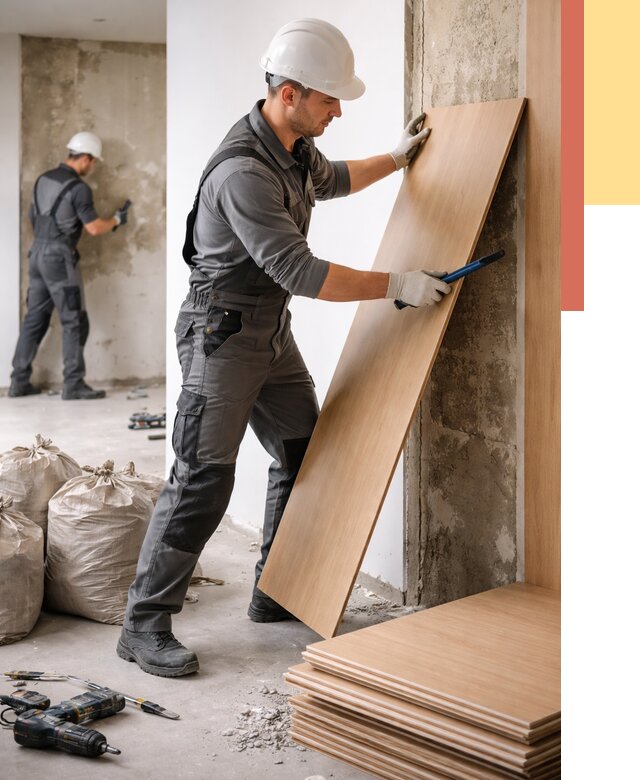 Демонтаж стеновых панелей в Кандалакше от 3536 руб. за м² быстро и недорого | ОТДЕЛОЧНИК-Кнд