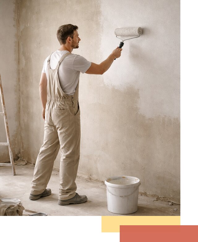 Грунтовка стен под отделку в Кандалакше профессиональным раствором