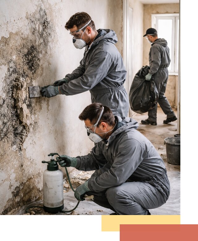 Удаление плесени со стен профессионально в Кандалакше