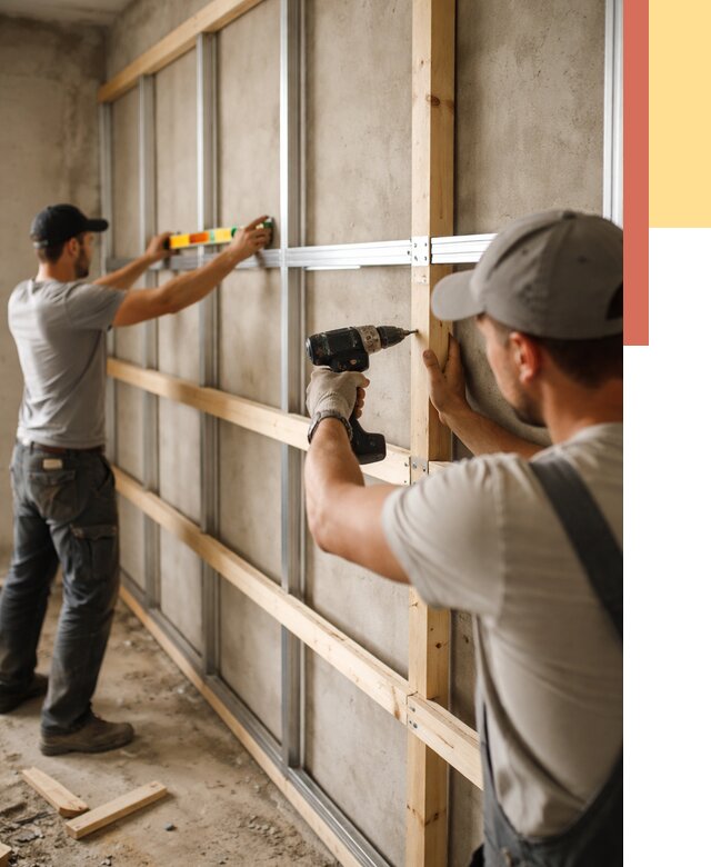 Устройство обрешетки под панели в Кандалакше от 2122 руб. — монтаж под ключ | ОТДЕЛОЧНИК-Кнд