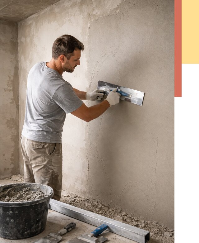 Штукатурка стен без маяков в Кандалакше от 7274 руб/м2 — услуги и цена | ОТДЕЛОЧНИК-Кнд