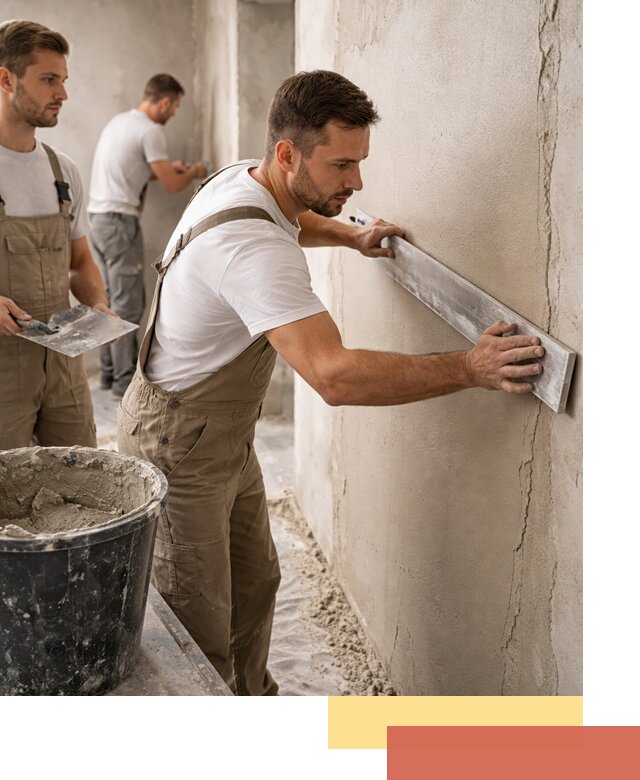 Штукатурка стен без маяков в Кандалакше быстро и качественно