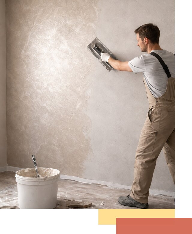 Декоративная штукатурка «Мокрый шелк» под ключ в Кандалакше