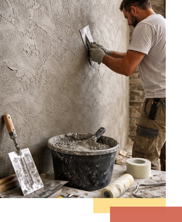 Декоративная штукатурка лофт в Кандалакше — отделка стен и потолков