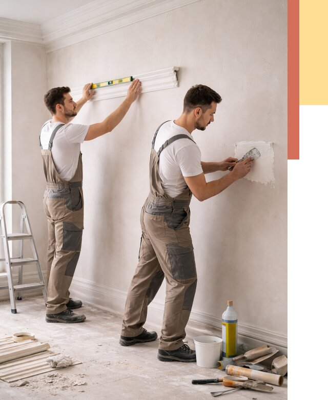 Монтаж лепнины на стены в Кандалакше от 4546 руб. — недорого, быстро | ОТДЕЛОЧНИК-Кнд