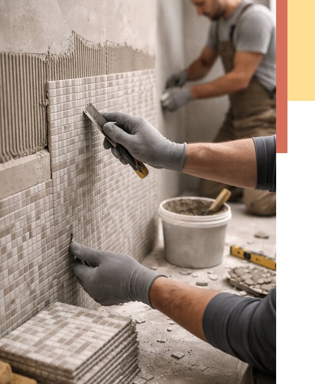 Облицовка стен мозаикой в Кандалакше от 3233 руб/м2 — укладка мозаики на стены | ОТДЕЛОЧНИК-Кнд