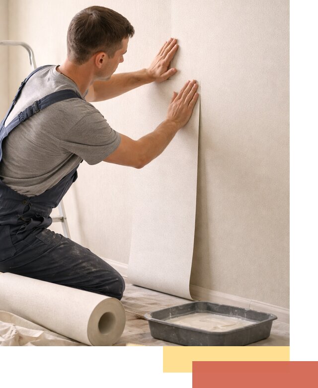 Поклейка флизелиновых обоев в Кандалакше качественно и быстро