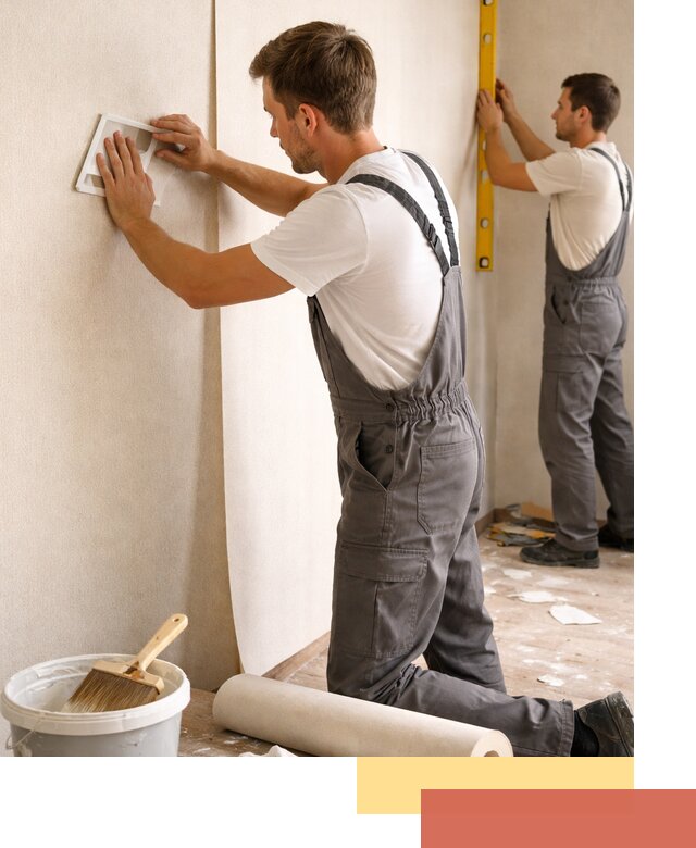 Поклейка бумажных обоев в Кандалакше качественно и недорого