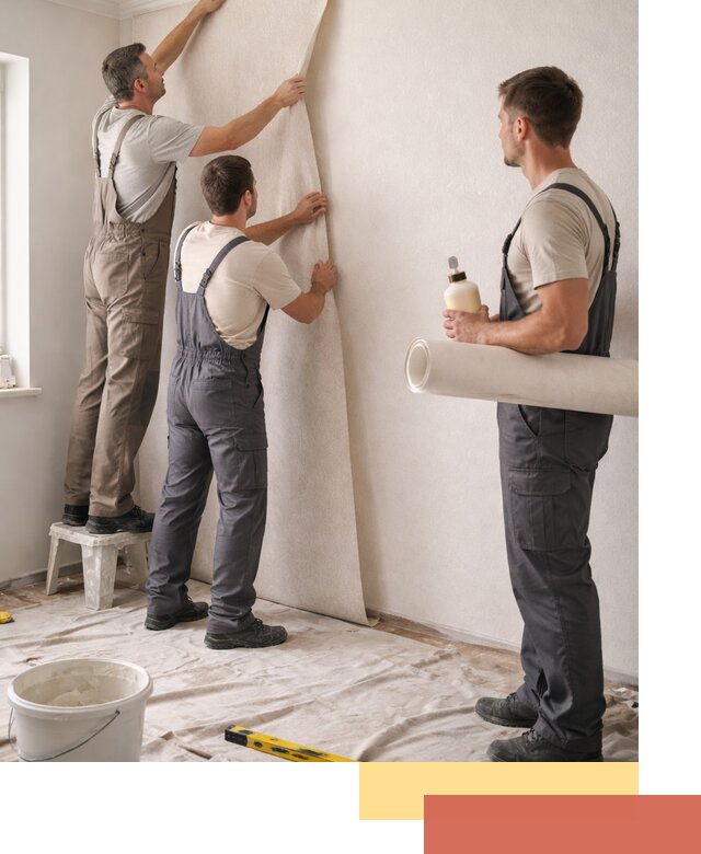 Оклейка стен обоями в Кандалакше — качественно и профессионально