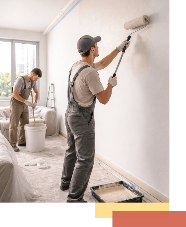 Покраска стен в офисе в Кандалакше — быстрый и качественный ремонт