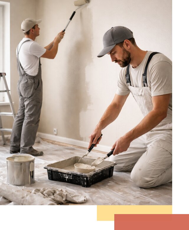 Покраска стен в квартире в Кандалакше — профессионально и аккуратно