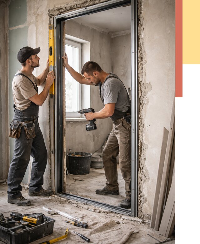 Закладка дверного проема в Кандалакше от 3536 руб. — быстро и недорого | ОТДЕЛОЧНИК-Кнд