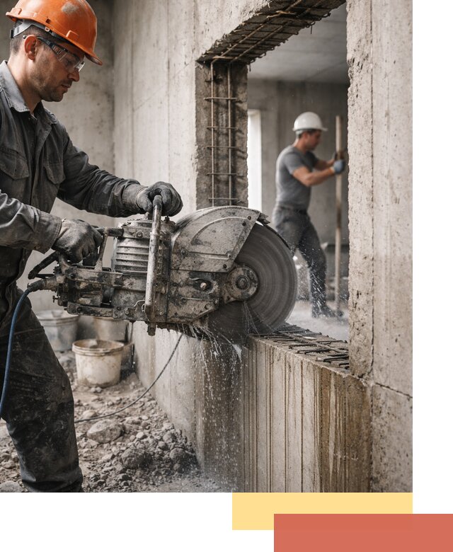 Алмазная резка проемов в Кандалакше быстро и точно