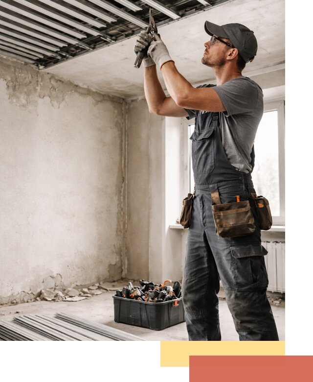 Демонтаж реечного потолка в Кандалакше быстро и аккуратно