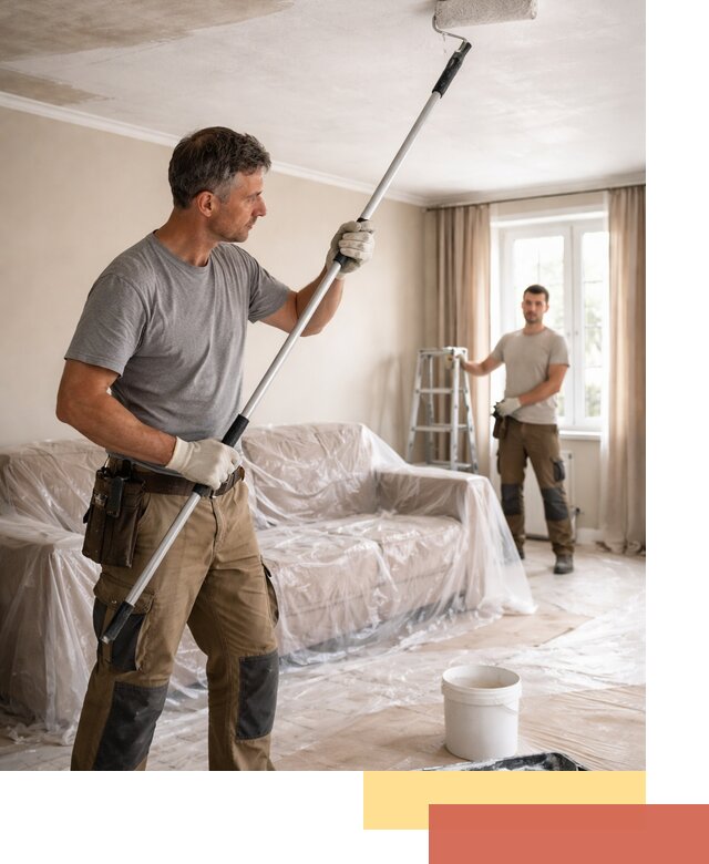 Грунтовка потолка в Кандалакше — подготовка под покраску и отделку