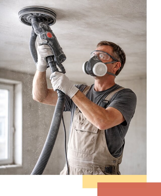 Шлифовка потолка в Кандалакше — качественная подготовка под отделку