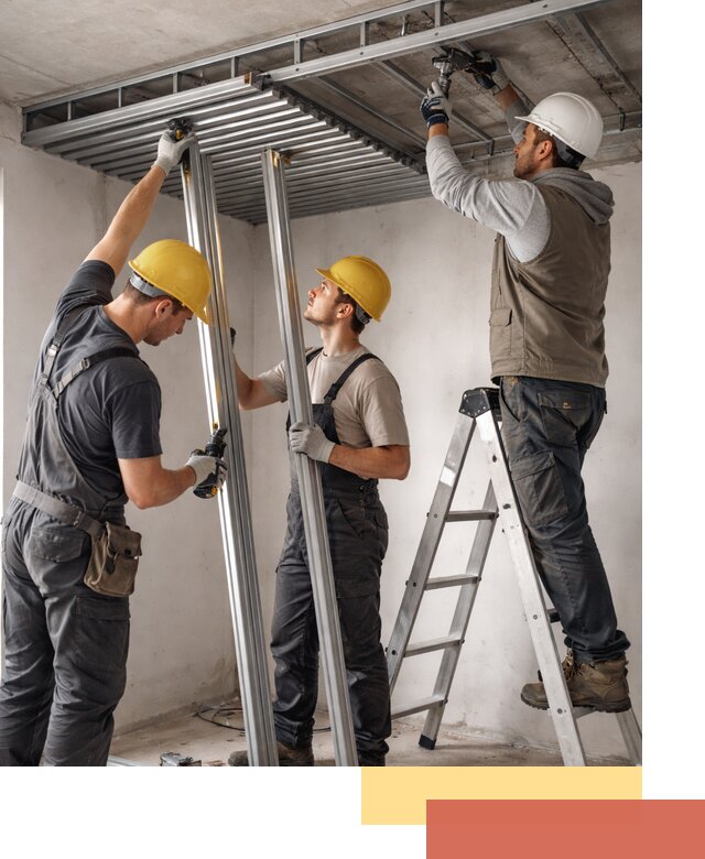 Монтаж реечного потолка под ключ в Кандалакше