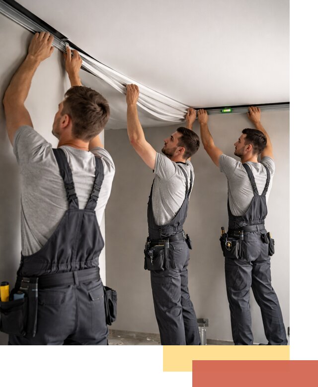 Теневые натяжные потолки в Кандалакше: монтаж и отделка быстро и качественно