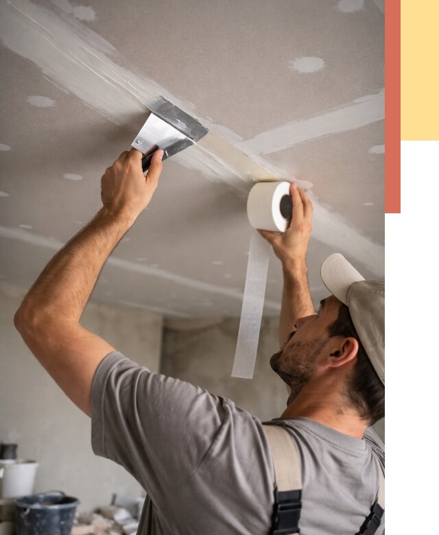 Обработка швов потолка ГКЛ в Кандалакше от 7577 руб. под ключ | ОТДЕЛОЧНИК-Кнд