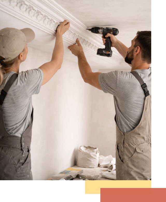 Профессиональный монтаж лепнины на потолок в Кандалакше